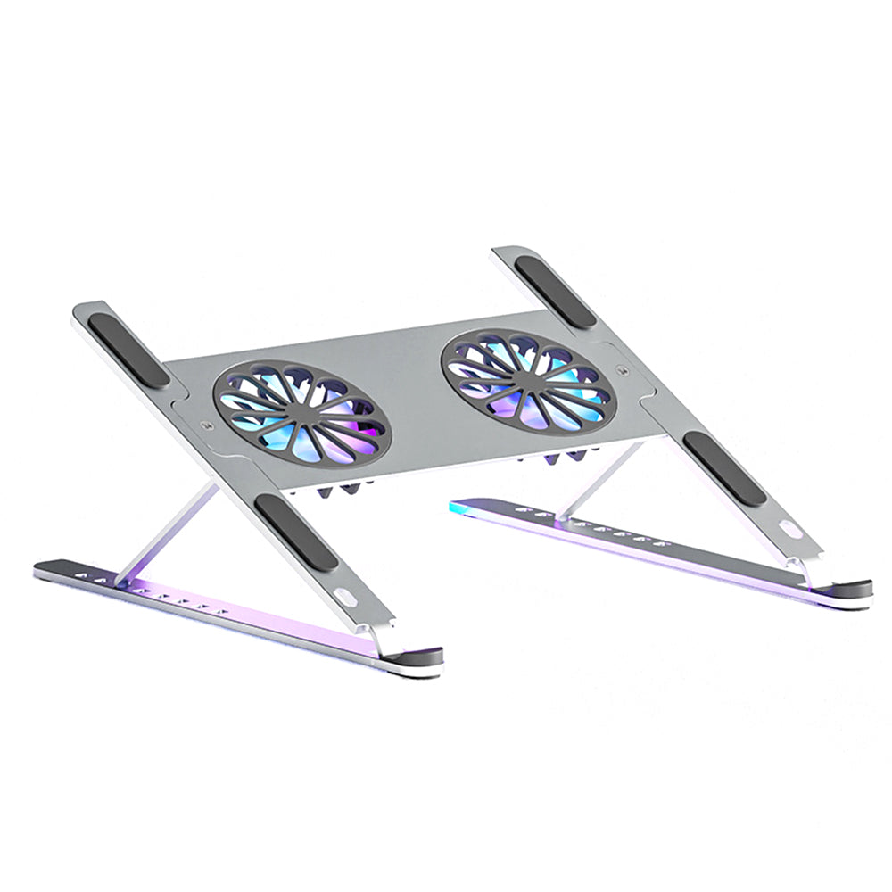 BONERUY P11F Foldbar bærbar køleblæser Kølerstand Justerbar vinkel varmeafledning Notebook køler BONERUY P11F Foldbar bærbar køleblæser Kølerstand Justerbar vinkel varmeafledning Notebook køler